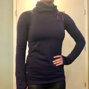 Purple long sleeve dry-fit